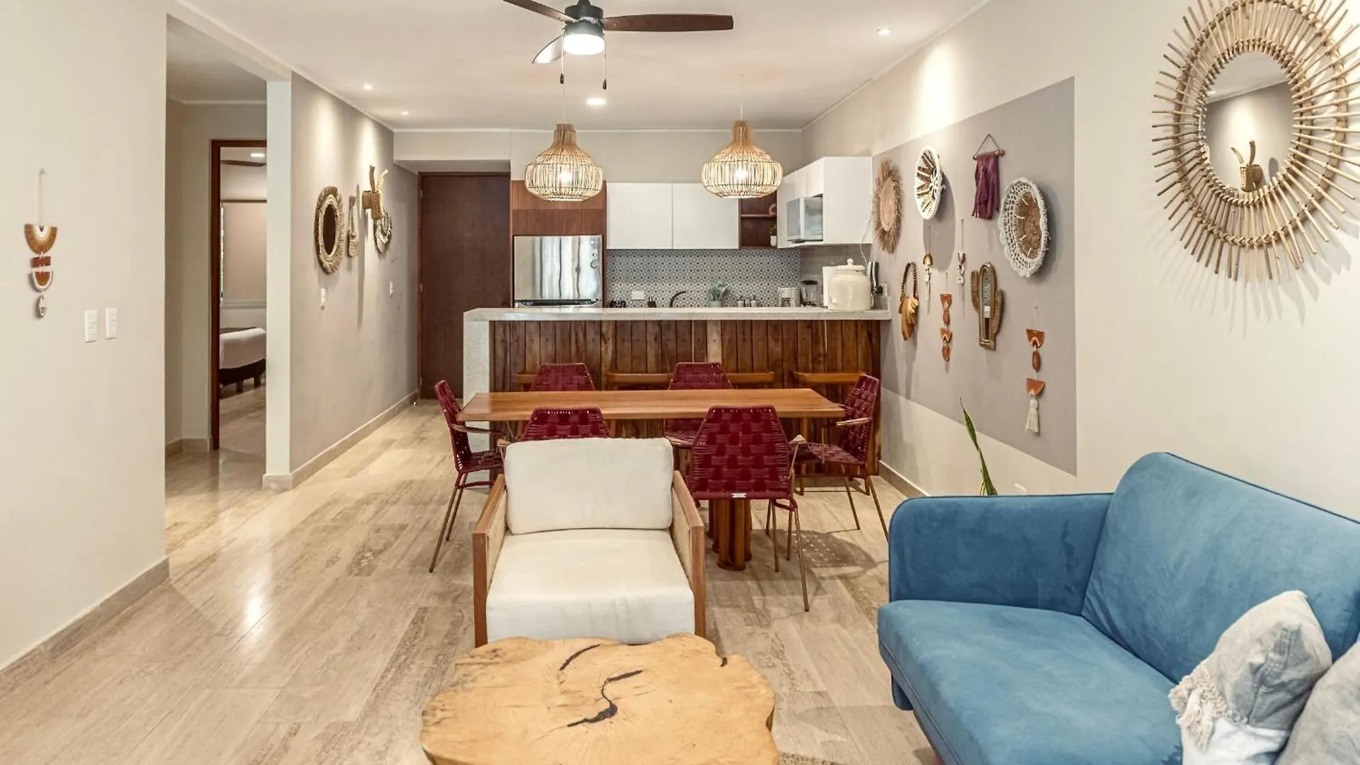 Apartment Private & Infinity Pool, King Bed, Sauna, Gym & More Tulum